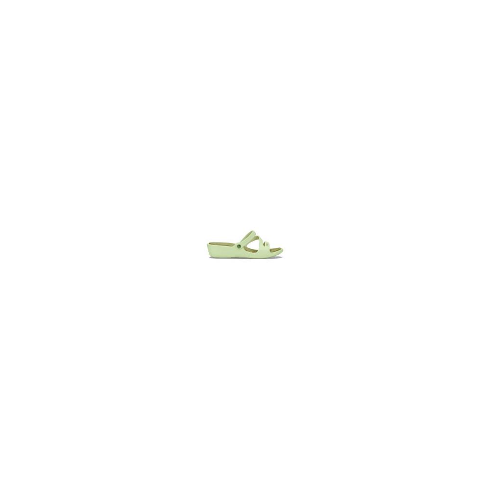 Mint Women's Crocs Patricia Sandal Platform Clogs | NZ 0455DFMN